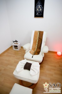 Sala para masaje de pies